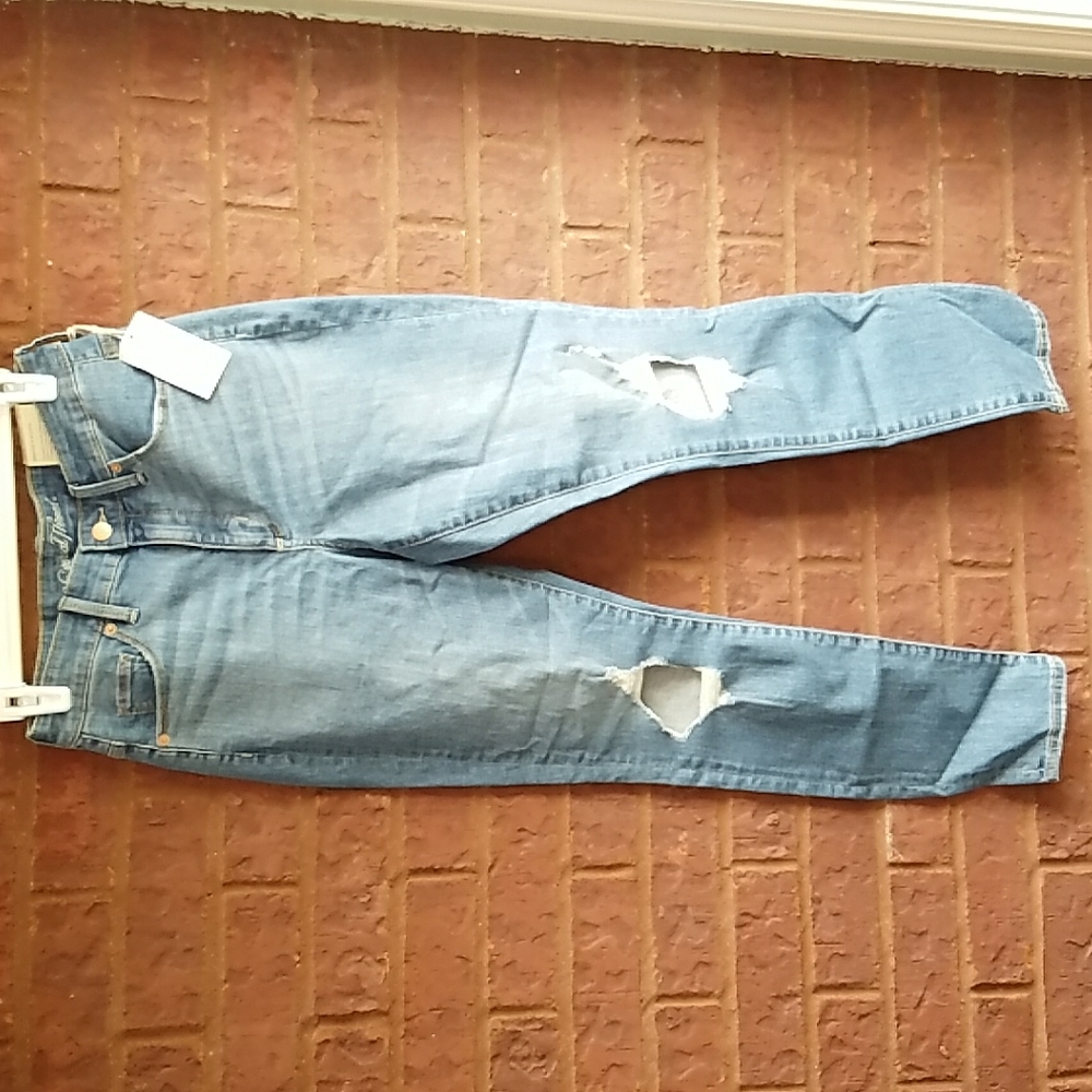 Universal Thread High-Rise Skinny Destressed Jeans Size 8/29R